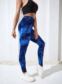 Tie Dye High Waist Seamless Leggings for Women 2023