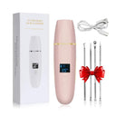 Ultrasonic Skin Scrubber Remover Blackhead Ultrasonic Peeling Facial Scrubber Shovel Deep Cleaning Face Lifting Remove Pore Acne  ourlum.com Pink gift  