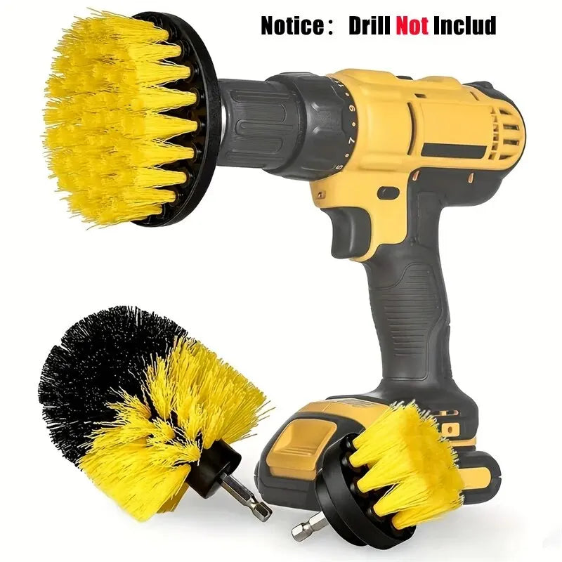 Power Scrubber Drill Brush Set: Ultimate Cleaning Kit for Showers & Tubs  ourlum.com   