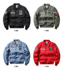 Bomber Jacket Ma1 Air Force Pilot Men Thick Fleece Coat