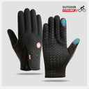 Men's Cycling Gloves Winter Touchscreen Warm Waterproof Non-Slip