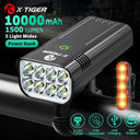 X-Tiger Bike Light Headlight Bicycle Lamp With Power Bank