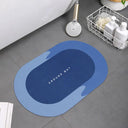 Absorbent Shower Bath Mat: Ultimate Water Absorption & Anti-Slip Safety  ourlum.com D-Bule 40x60cm 