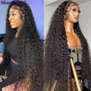 Luxe Water Wave Lace Front Curly Wig Premium Brazilian Hair