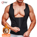 Qtree Men Compression Shirt for Slimming Tummy Control Girdle