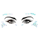 3D Sexy Face Tattoo Stickers Temporary Tattoos Glitter Fake Tattoo Rhinestones Masquerade for Women Party Face Jewels Tattoo  ourlum.com NO.15  