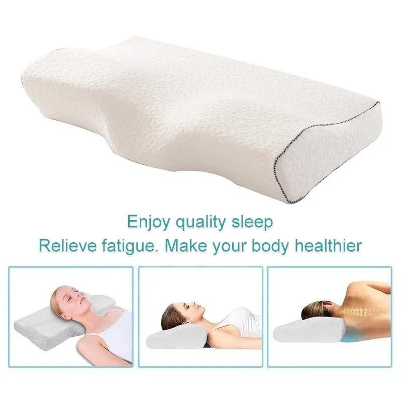 Magnetic Orthopedic Memory Foam Neck Pillow for Ultimate Cervical Support and Pain Relief