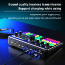 Zealsound Professional Podcast Microphone SoundCard Kit for PC Smartphone Laptop Computer Vlog Recording Live Streaming YouTube