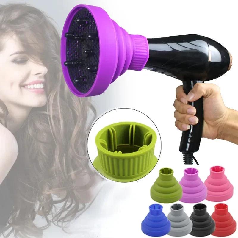 Suitable 4-4.8cm Universal Hair Curl Diffuser Cover Diffuser Disk Hairdryer Curly Drying Blower Hair Styling Tool Accessories  ourlum.com   