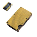 Forged Carbon Fiber Card Holder Wallet Men RFID Slim Luxury