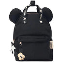 26X19X11 cm Disney cartoon Mickey Mouse  Kids Backpack Mini Schoolbag Girls and Boys Cute Shoulder Bag  ourlum.com Black  