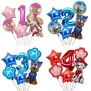 Paw Patrol Dog Balloon Set Chase Skye Marshall Birthday Fun