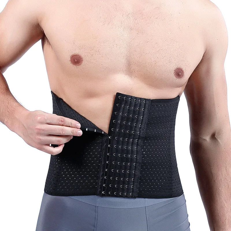 Men's Slimming Waist Trainer Corset for Tummy Control & Enhanced Workout Performance