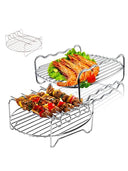 Stainless Steel Air Fryer Rack for BBQ, Bread and Grilling