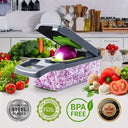 14/16 In 1 Multifunctional Vegetable Chopper Handle Food Grate