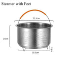 Stainless Steel Steamer Basket for Rice and Vegetables Cooking