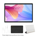 P20S 10.1 Inch 1280X800 IPS Tablet 4GB RAM 64GB ROM MTK P22 Octa Core Android 12 Dual Cameras WIFI GPS Type-C Tablets  ourlum.com With Case and KB EU Plug spain