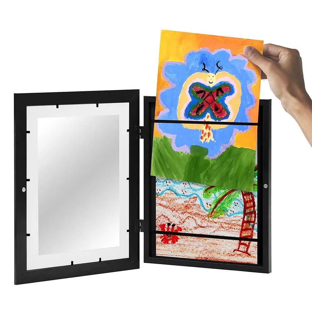 Children's Magnetic Art Frame: Front Open Changeable Kids Frametory for Home Decor  ourlum.com   