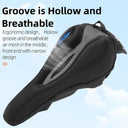 Silicone Gel Memory Foam Bicycle Seat Cover with Safety Taillights