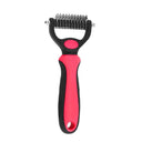 Professional Pet Grooming Brush - Dual-Head Shedding Tool