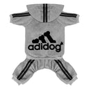 Spring Dog Hoodies: Stylish Letter Print Pet Hoodie for Small Dogs  ourlum.com Gray Dog Clothes XS 0.5-1.2KG United State