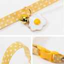 Adjustable Cute Kitten Collar with Bell - Safe & Stylish Cat Accessories  ourlum.com   