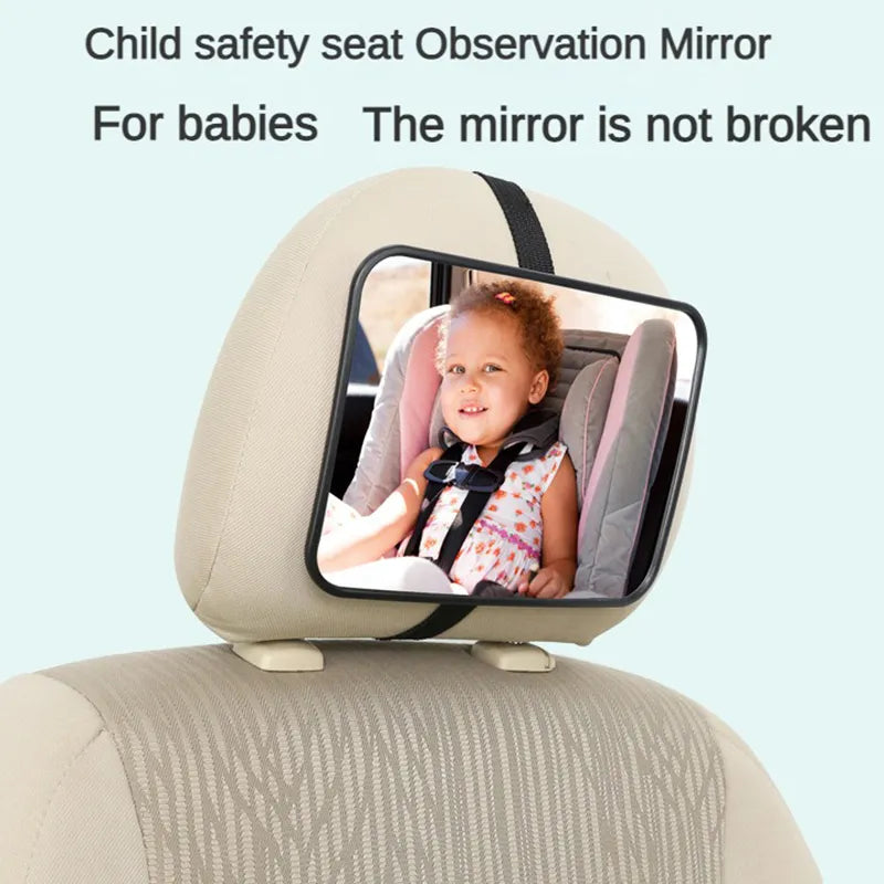 Adjustable Wide Rear Seat Baby Mirror for Car Safety Monitoring  ourlum.com   