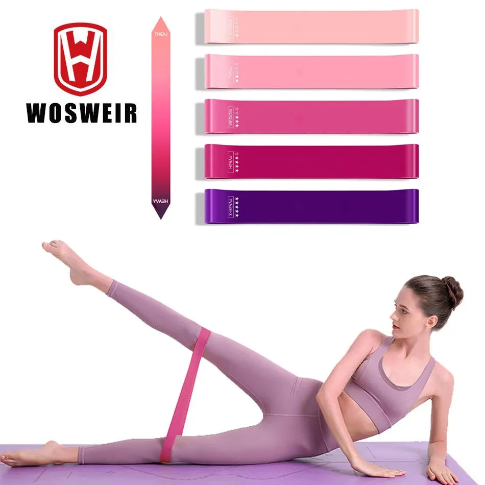 WOSWEIR Versatile Elastic Resistance Bands for Workouts