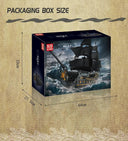 MOULD KING 13186 Black Pearl Ship Pirate Ⅱ Building Blocks Set