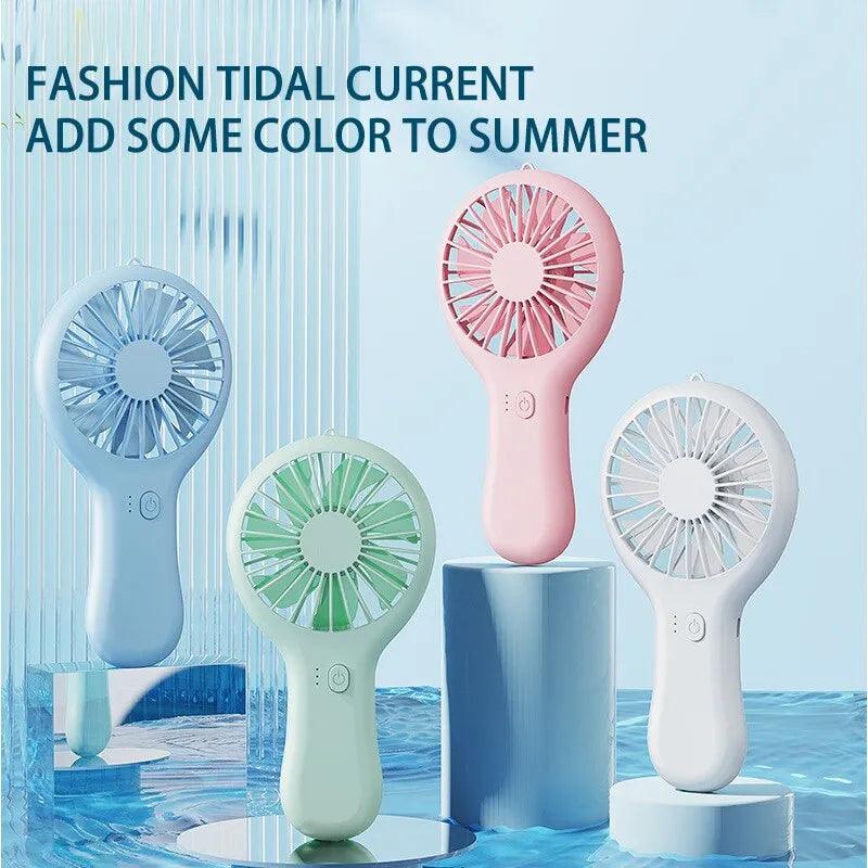 Portable USB Charging Fan: Silent Long Endurance Mini Cooler for Comfort  ourlum.com   