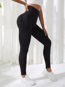 High Waist Seamless Leggings for Women - Stretchy Yoga and Gym Fitness Pants