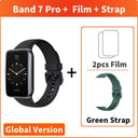 Xiaomi Mi Band Pro: Vibrant AMOLED Display, GPS Fitness Tracker.  ourlum.com Black N Green Strap CHINA 