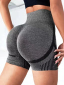 High-Waisted Women's Yoga Shorts for Fitness Gym Running