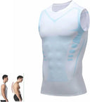 Men's Ionic Shaping Vest Ice-Silk Slimming Body Shaper Top