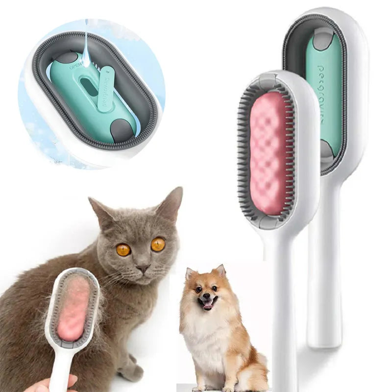 Pet Grooming Brush: Professional Cat Dog Comb for Hair Removal & Cleaning  ourlum.com   