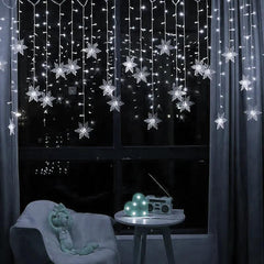 Enchanting Snowflake Fairy Lights: Festive Christmas Decor Essentials