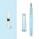 Sky Blue Jinhao 82 Fountain Pen Acrylic Barrel Fine Nib