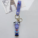 New 3D Anime Figures Keychain Doll Toys INSIDE OUT Gift