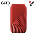  Portable SSD: High-Speed USB for Quick Data Transfer  ourlum.com 64TB red  