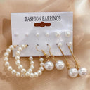 Butterfly Pearl Dangle Earrings: Elegant Acrylic Jewelry