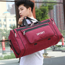 Women Men Nylon Travel Duffel Bag Large Capacity Holdall