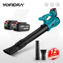 YOFIDRA 2000W Electric Air Blower 6-Speeds Regulation for Makita 18V Battery Leaf Blower Clean Fallen Leaves Dust Snow Tool  ourlum.com   