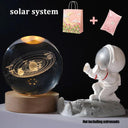 Valentines Day Gift  Galaxy Crystal Ball lamp 3D planet moon lamp USB LED night light  ourlum.com Gift box limit-B-03  