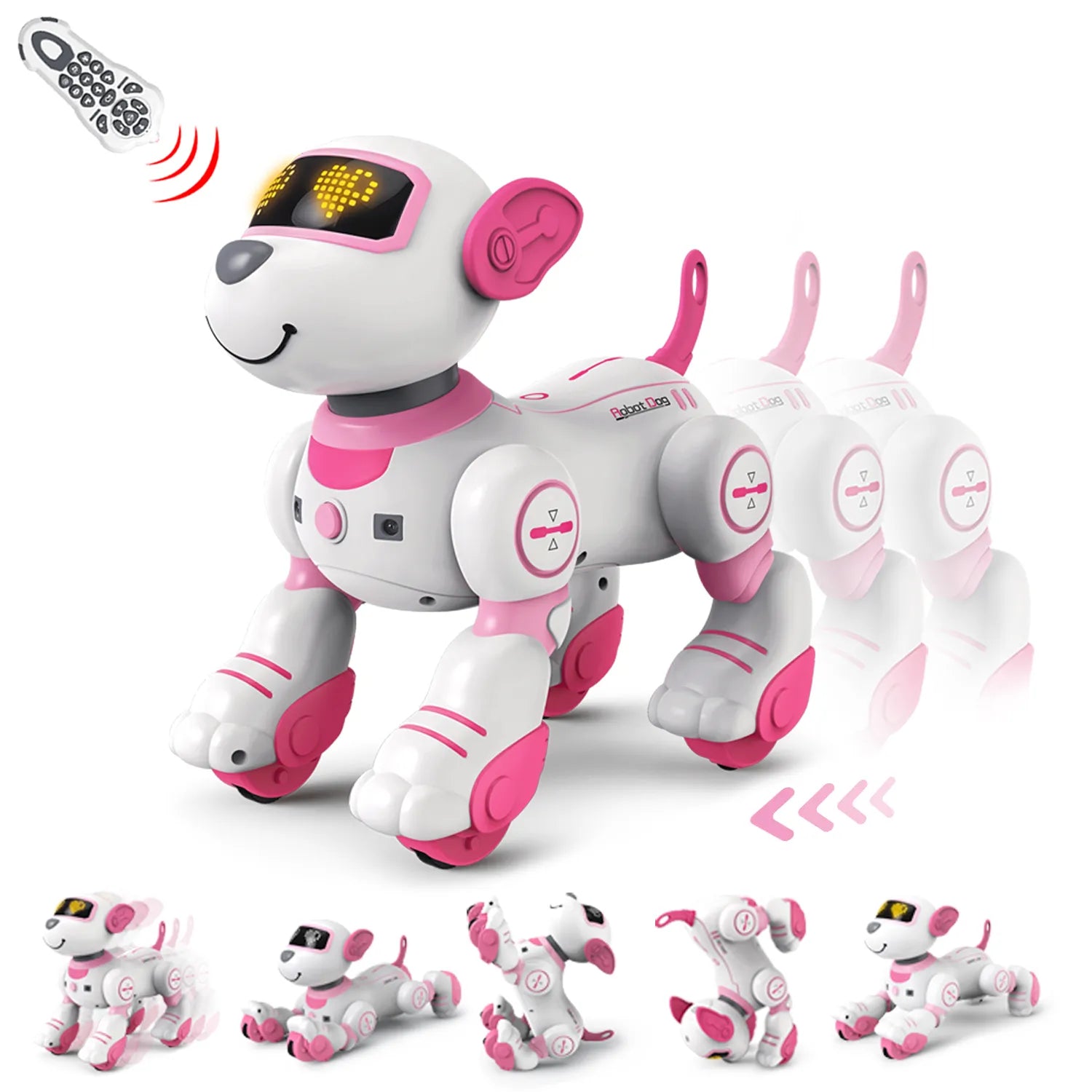 Intelligent Robot Dog Toy: Interactive Stunt Walking Dancing Pet  ourlum.com   