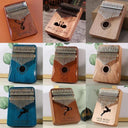 17 Keys Kalimba Beech Thumb Piano High Quality Wood Gifts