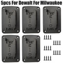 5pcs Compact Wall Mount Tool Holder for Dewalt & Milwaukee