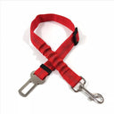 Dog Car Safety Harness: Adjustable Reflective Nylon Seatbelt for Pet Travel  ourlum.com red  