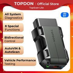 TOPDON TopScan Lite Wireless OBD2 Diagnostic Tool with DTC Troubleshooting Guide and Complete System Analysis