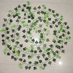 Artificial Ivy Leaf Garland - Lifelike Green Vine for Home Decor