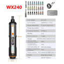 Worx 4V Mini Electrical Screwdriver Set WX240 WX242 Smart Cordless Electric Screw Driver USB Rechargeable Handle 30 Bit Set  ourlum.com WX240 United State 